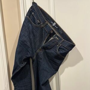 7 For All Mankind Men's Dark Blue Jeans